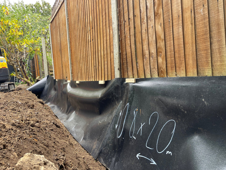 Assessing how deep root barrier for bamboo needs to be