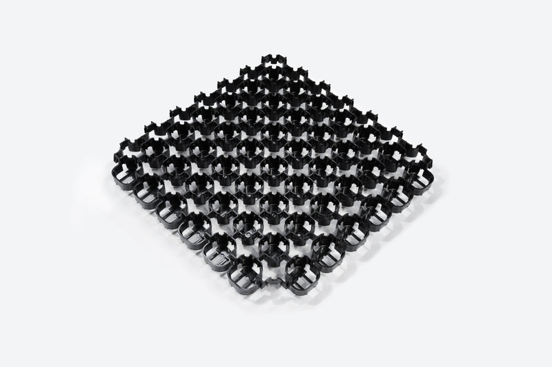 Load image into Gallery viewer, Black Terram Bodpave 40 grid on white background