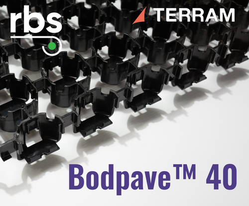 Terram Bodpave 40 product with RBS and Terram branding on a white background