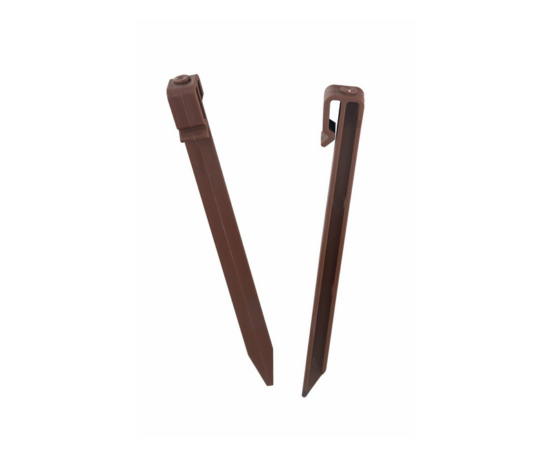 Load image into Gallery viewer, Woodgrain Edge – Brown Lawn Edging – Flexible Plastic Border
