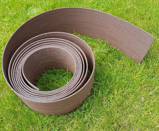 Woodgrain Edge – Brown Lawn Edging – Flexible Plastic Border